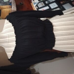 Junior American Eagle Black Crop Blouse
